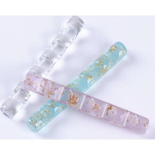 1Pc 5 Grids Nail Art Brush Pen Rack Stand Tool Clear Acrylic Colorful UV Gel Brush Display Nail Pen Holder Showing Tool
