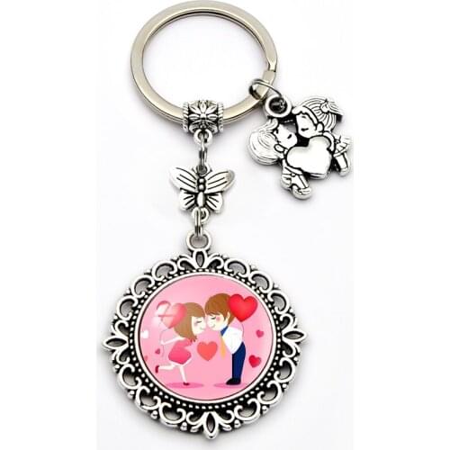 Hot Keychain print your photo crystal personalized photo diy keychain christmas gift lover gift retail customization