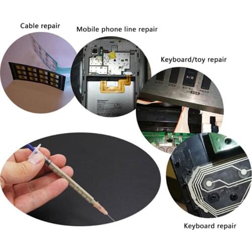 Silver Conductive Glue Adhesive Paint For Electronics Circuit Board PCB Repair C5AC