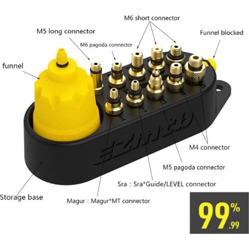 Universal Bicycle Hydraulic Disc Brake Mineral Oil Bleed Kit Bike Repair Tool