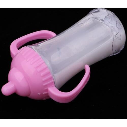 Magic Milk Bottle Baby Doll Feeding Bottle Feeder For Doll Toy Milk Bottle