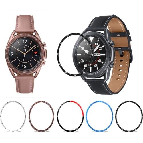 For Samsung Galaxy Watch3 45mm Watch Bezel Ring Styling Frame For Samsung Galaxy Watch3 41mm Protector Ring Case edge Cover