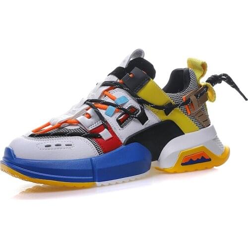 Womens Thick Bottom Sneakers Cosplay 2019 Autumn New Knitting Breathable Shoes Chunky Platform Sneakers Women Cos Lolita Shoes