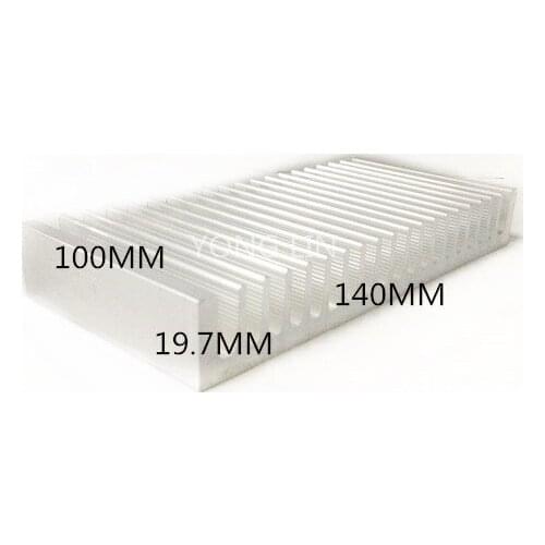 1pcs Electronic heatsinks 140*19.7-100MM Heat sink/Aluminum/Computer case heatsink/High heat sink.Heatsink chassis