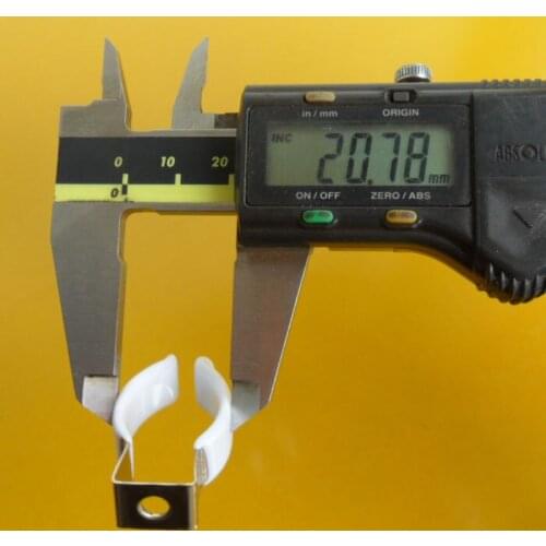 100pcs/lot accessories Plastic packages T8 bracket fixed card lamp metal clip spring clip buckle