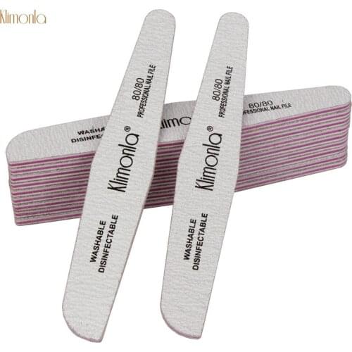 25PCS /lot Rhombus Shape Manicure Tools 80/80 White Nail File Buffer File Set Tools Professional Nails Nail Accessories Tools