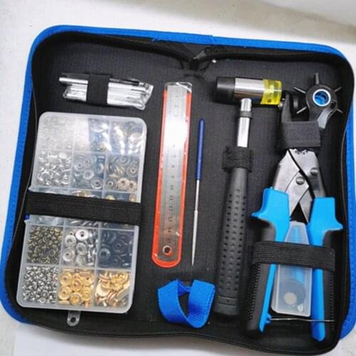 340 Sets Of Snap Buttons + Rivets With Tool Combination Set High-End Metal Button Tool Kit For Leather Goods/Coats/Bags