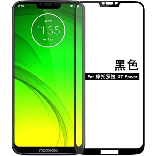 3D High alumin Tempered Glass For Motorola Moto G7 Power Full Cover 9H Protective film Screen Protector For Moto G7 Power