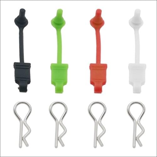 4 pcs/set BODY CLIP RETAINERS&body clips for 1-10 ARRMA 3s&Mega Vorteks Senton Granite Big Rock Typhon etc upgrade part