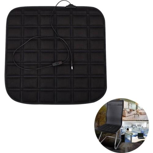 USB Car Heating Cushion Winter Car Mat Car Universal Seat Electric Heating Seat Cushion 12V Car Tweezers Electric Heating Pad