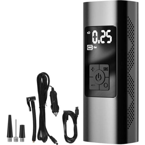 Car Electrical Air Pump Mini Portable Wireless Tire Inflatable deflate Inflator Air Compressor Pump TPMS Motorcycle Bicycle ball