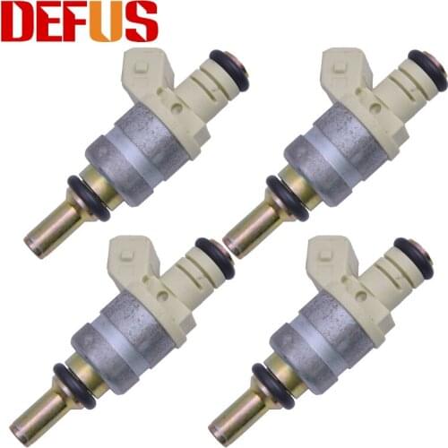 DEFUS Bico Set 4 Fuel Injector Nozzle OEM 06A906031H For Audi A3 1.8L Aspirated Golf Bora Injection Petrol Gasoline Replacement