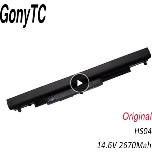 For Pavilion 14-ac0XX 15-ac0XX HS04 HSTNN-LB6V HS04 HSTNN-LB6U Original Laptop Battery for HP 245 255 250 240 G4 Notebook PC