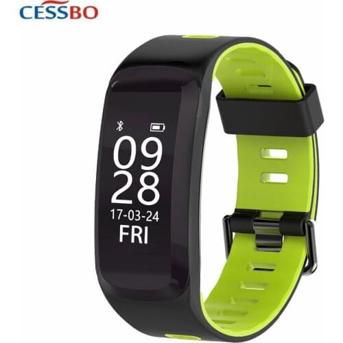 F4 Outdoor Sport Swimming Fitness Tracker Heart Rate Monitor Smart Band Blood Pressure Smart Bracelet Touch Screen Fitness Band