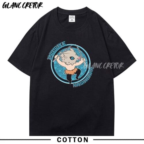 Kimetsu no Yaiba T-Shirt Men Summer Casual Men Clothing Retro Short Sleeve T Shirts Japan Anime Pattern Harajuku Tops Tee