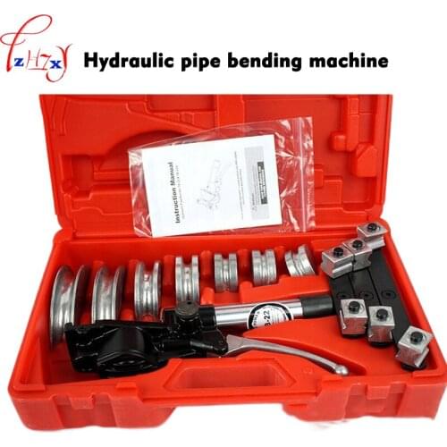 TB-22 Manual Hydraulic Pipe Bending Machine Aluminum Alloy Hydraulic Pipe Bender Quick Position Copper Tube/Hose Pipe Bender 1pc