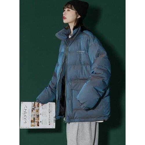 Cotton-padded jacket womens winter new design sense niche popular style cotton-padded jacket popular cotton-padded jacket