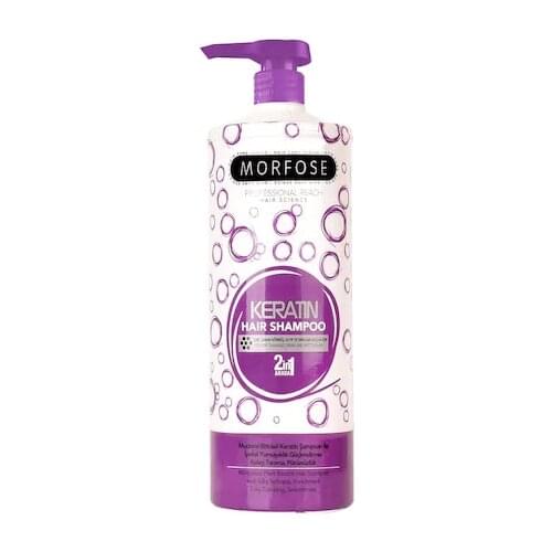 Morfose Keratin Shampoo 2in1 1000 ml Hair Care Product Silky And Shiny Hair Conditioner Man Women Shampoo