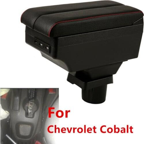 For Chevrolet Cobalt armrests box For Chevrolet Cobalt double layer with usb interface