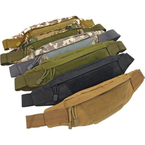 Outdoor Waist Bag Camouflage Camping Mobile Phone Bag Wallet Pouch Military Tactical Waist Pack Running Bag Hunting Accessories