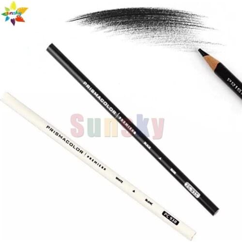 PC935 Prismacolor Premier Art Set De Couleur Black White Pencil PC938 Office Drawing Sanford Prismacolor Soft Oily Color Pencil