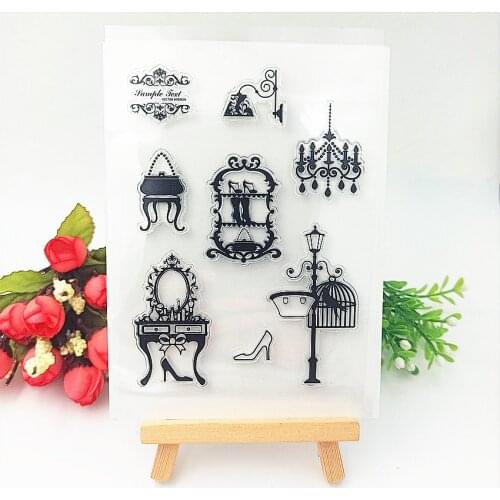 11*16cm dresser Transparent Clear Stamps / Silicone Seals Roller Stamp for DIY scrapbooking photo album/Card Making