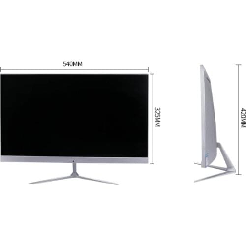 With of CPU i3/i5/i7 RAM 2GB/4GB/8gb HDD 120Gb/1tb 18.5 22 24 27inch LCD HD 1080p monitor Office/Home use All in one PC desktop