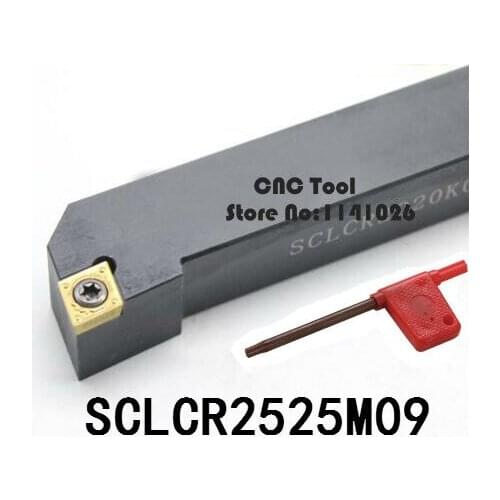SCLCR2525M09/ SCLCL2525M09 Metal Lathe Cutting Tools Lathe Machine CNC Turning Tools External Turning Tool Holder S-Type SCLCR/L