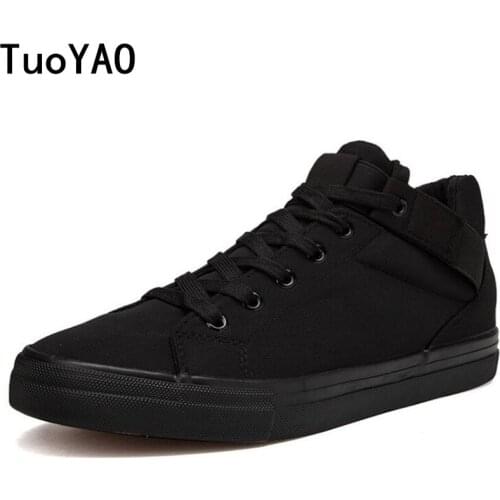 TuoYAO Men's White Sneakers