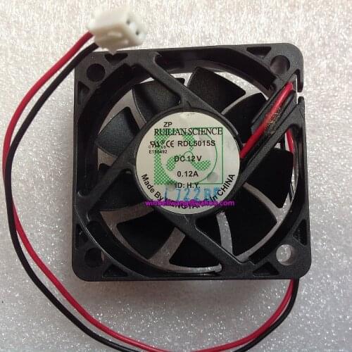 Brand new RDL5015S 5015 5cm fan 12V 0.12A 2wires Humidifier fan charger fan