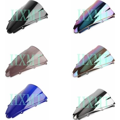 HotSale For Yamaha YZF 1000 R1 2000 2001 black Windshield WindScreen Double Bubble yzf r1 00 01