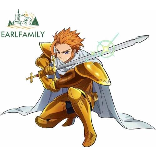 EARLFAMILY 13cm x 10.1cm For Seven Deadly Sins Funny Car Stickers Waterproof Decal Anime Scratch-proof Sticker Decoration