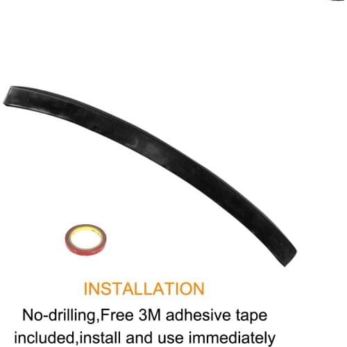 For Mercedes Benz C Class W204 Sedan 4 Door Carbon Fiber Rear Roof Window Spoiler 2008 - 2013