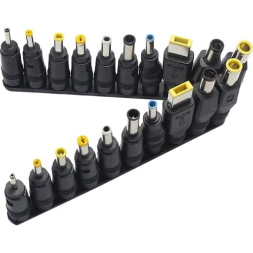 1Set(10Pcs) Universal for Notebook Laptop DC Power Charger Supply Adapter Tips Connector Jack to Plug Charging
