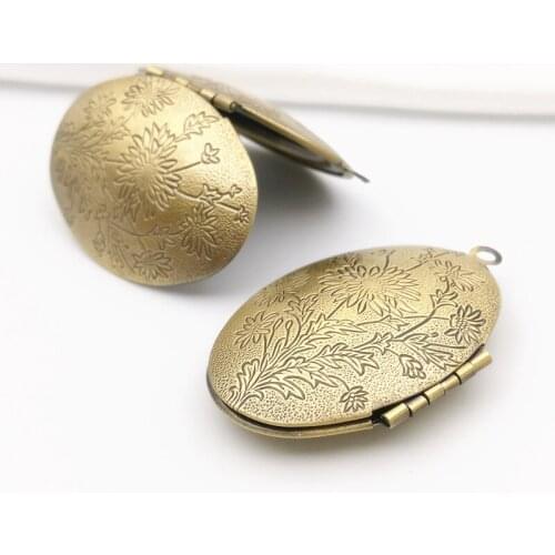 10pcs/lot 27*41x9mm Copper Antique Bronze Photo Frame Charms European style Prayer Craft Locket Box DIY Pendant Jewelry Findings
