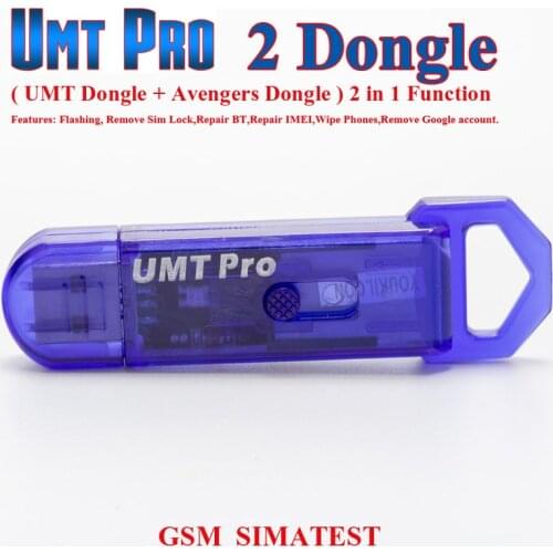 100% original new UMT PRO 2 DONGLE /UMT PRO 2 KEY ( UMT Dongle + AVB Dongle function 2 IN 1) Mobile phone repair tool