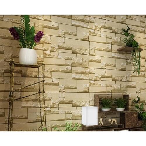 Beibehang 3d luxurious stone wall 3d wallpaper living room home decoration wallpaper roll bedroom 10m wallpaper for walls 3 d