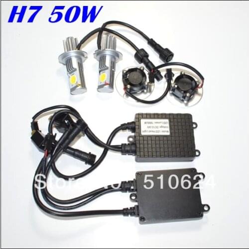 Free shipping 1800 lumen headlight LED, H7 CREE CXA1512 chips LED headlight, H7 LED 1800lm Auto LED Headlight
