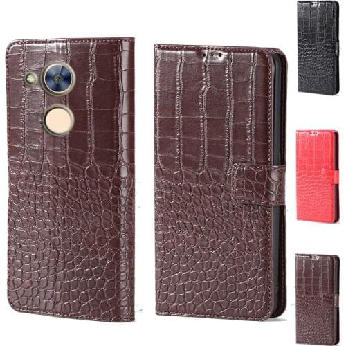 For Huawei Honor 6A Pro Luxury Crocodile design Flip Leather Wallet Phone Case For Honor 6C Pro Phone cover card slot