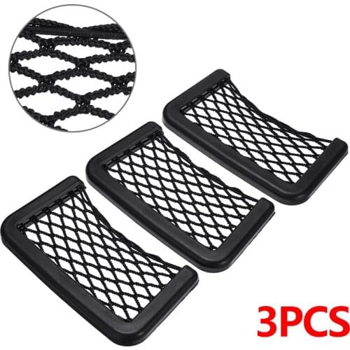 3pcs 150*80mm Car Storage Nets Pocket Organizers Luggage Net Holder Auto Accessories For Home Parts