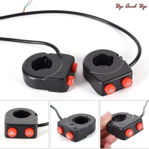 7/8'' Motorcycle Bike Handlebar On Off Button Head Spot Fog Light Switch Button Useful