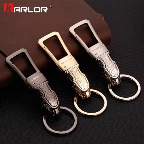 Leopard Head Model Keychains Key Holder Car Key Ring Chain Zinc Alloy Automobiles Car Styling Car Accessories Creative Auto Gift