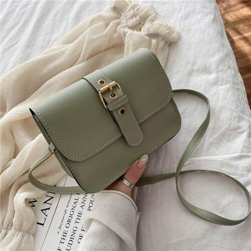 Retro Hong Kong style small bag womens bag Spring/Summer 2021 new slung simple wild foreign student Mori small bag