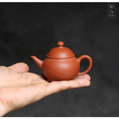 Level of small pot of chaozhou pure manual imitation Meng Chen paragraph mud kung fu zhu small capacity of the teapot