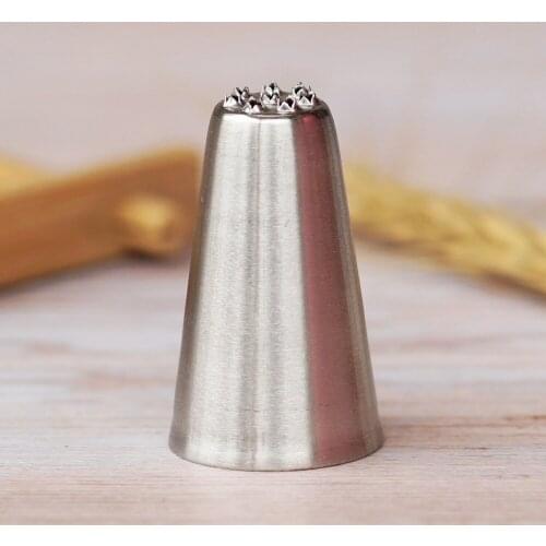 #234 Multi-Open Nozzle Tip Stainless Steel Icing Piping Tips Cake Cream Decorating Mouth For Grass Cupcake Mont blanc Cup Cake