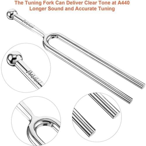 Standard A 440 Hz Tuning Fork Violin Viola Cello A Tone Tuner Steel Fork Tuning Instrument Music For Guitar Tools