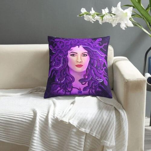 Medusa pillowcase printed cushion cover sofa waist pillow pillow cover