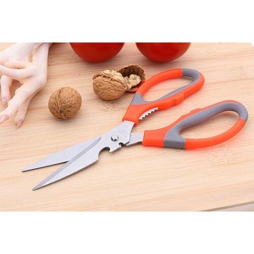 Kitchen Scissors Stainless Steel Shears Tool For Chicken Poultry Bone BBQ Cutting Vegetable Scissors Thinning Nutcracker Herbs
