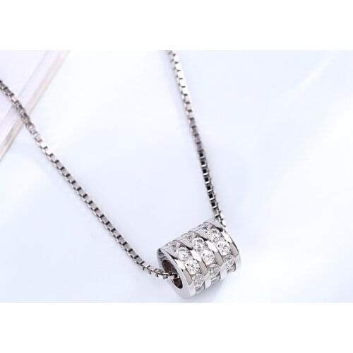 TS-DZ025 Toss Bear Sterling Silver Copy Jewelry Spanish Bear Version Jewelry Womens Fashion Necklace Pendant Women Jewrly