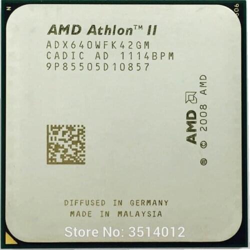 AMD Athlon II X4 640 3.0 GHz Quad-Core CPU Processor ADX640WFK42GM Socket AM3